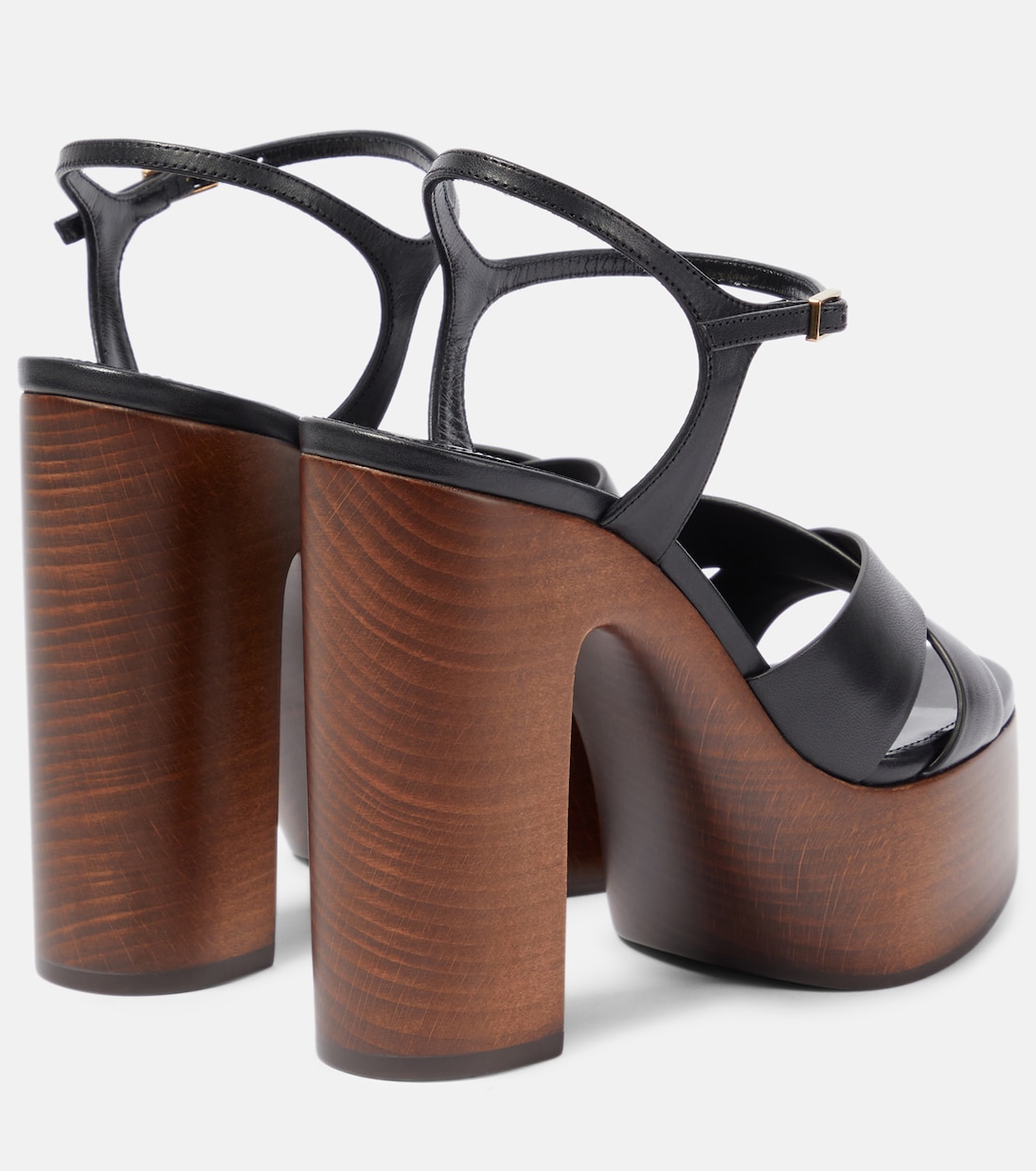 Sandales à plateau Bianca 85 en cuir | Saint Laurent