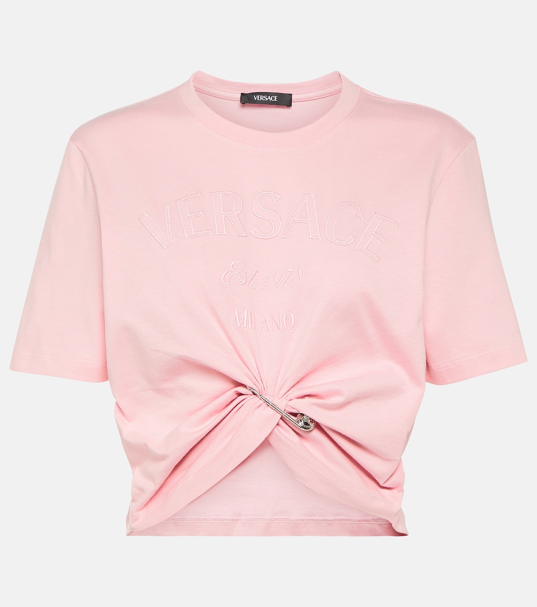 T-Shirt aus Baumwoll-Jersey | Versace