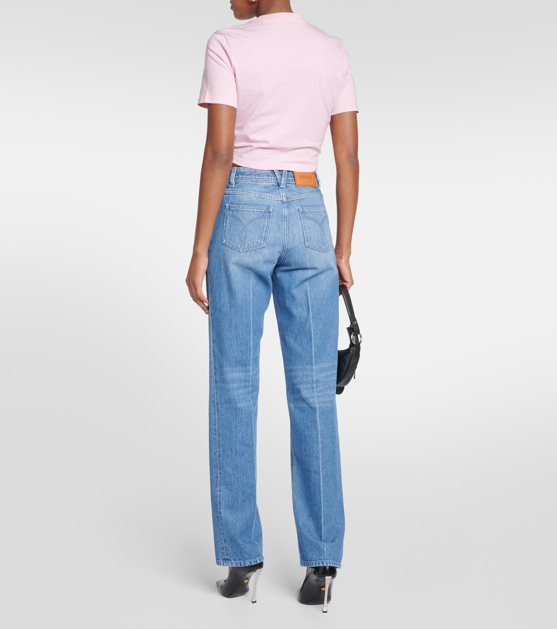 T-Shirt aus Baumwoll-Jersey | Versace