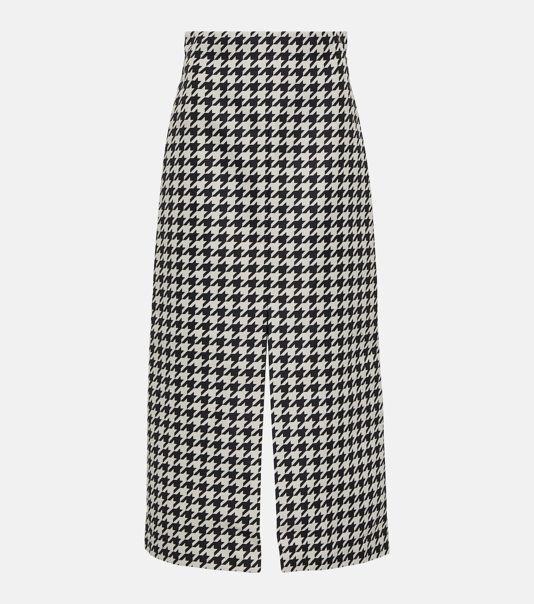Gonna lunga in twill pied-de-poule | Burberry