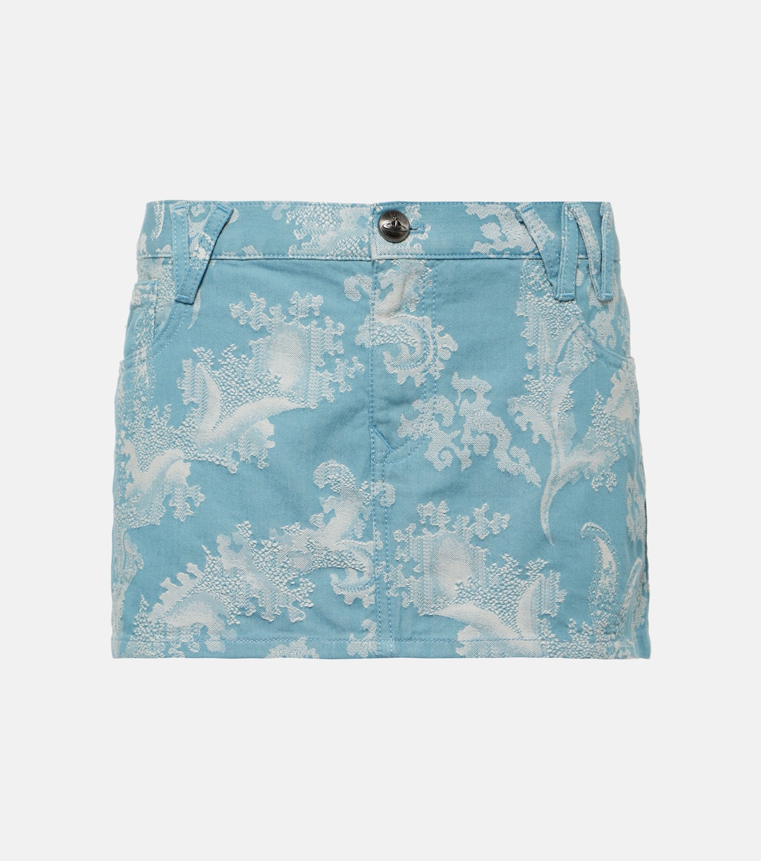 Minifalda Foam de denim en jacquard | Vivienne Westwood
