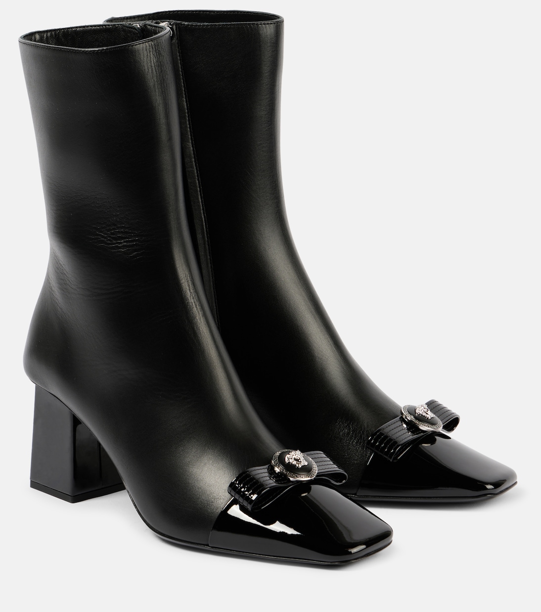 Bottines Gianni Ribbon 70 en cuir | Versace