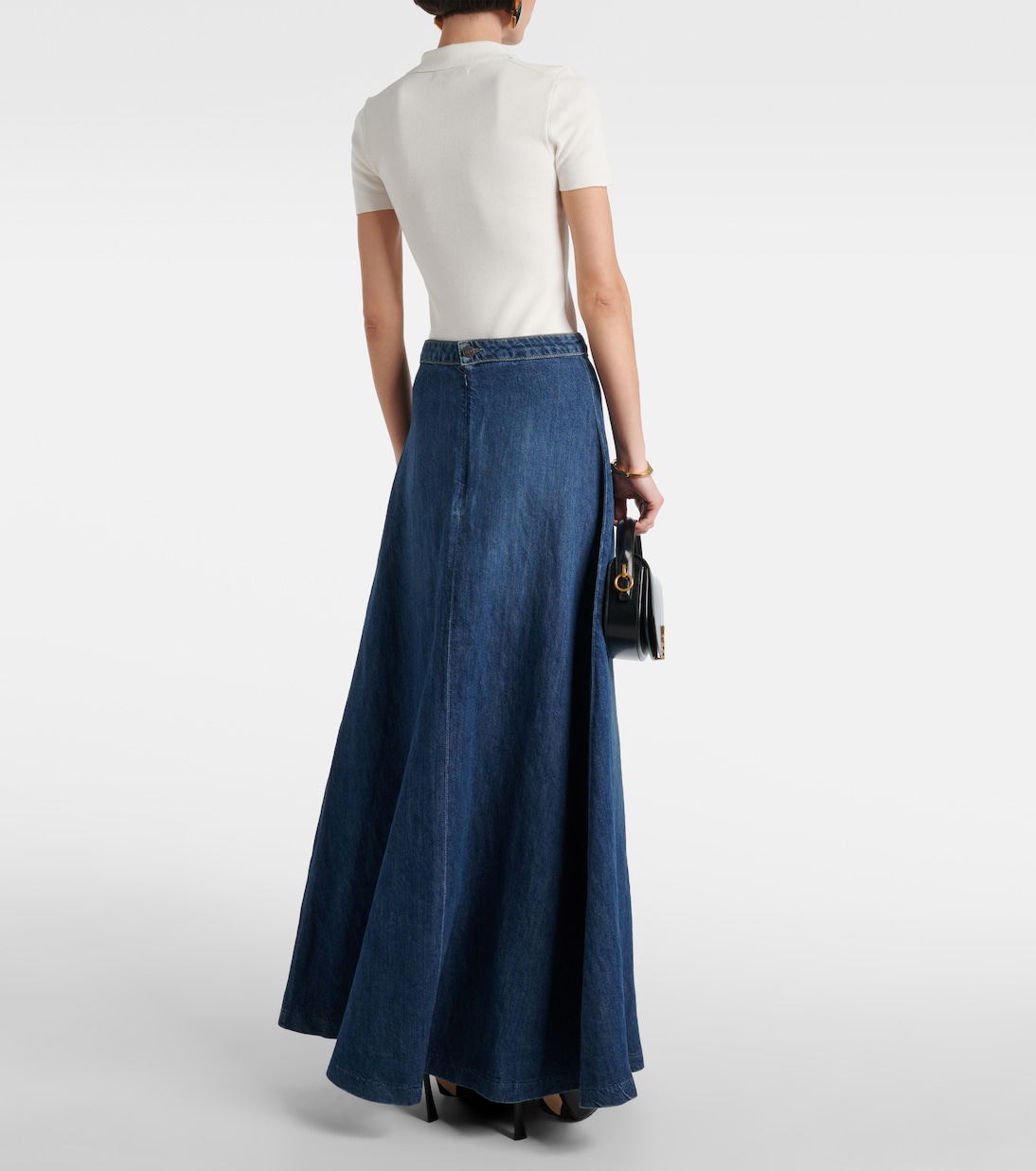 Gonna lunga di jeans Astrid  | Nili Lotan