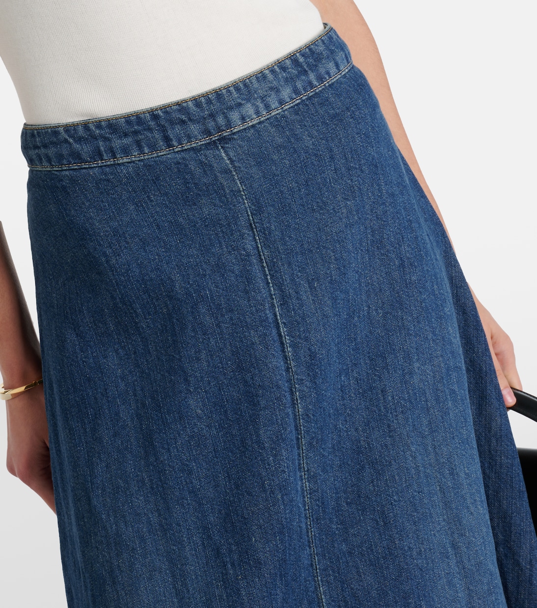 Gonna lunga di jeans Astrid  | Nili Lotan