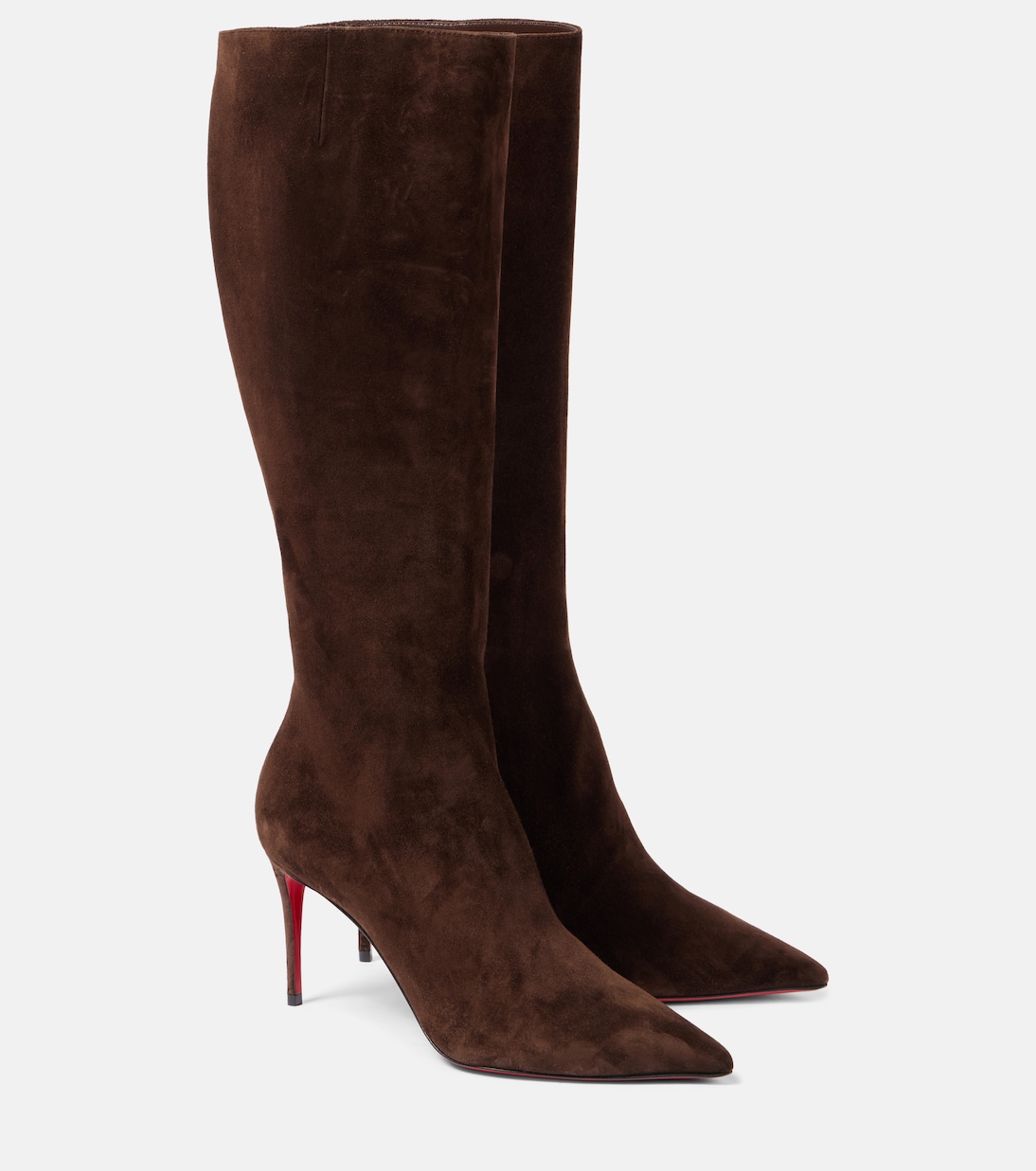 Stiefel Pumppie 85 aus Veloursleder | Christian Louboutin