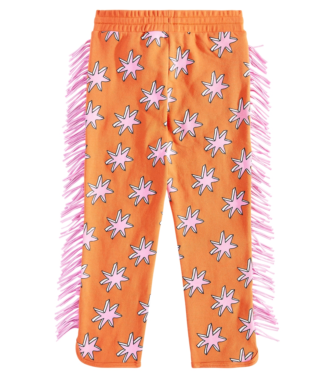 Pantaloni sportivi in cotone con frange | Stella McCartney Kids