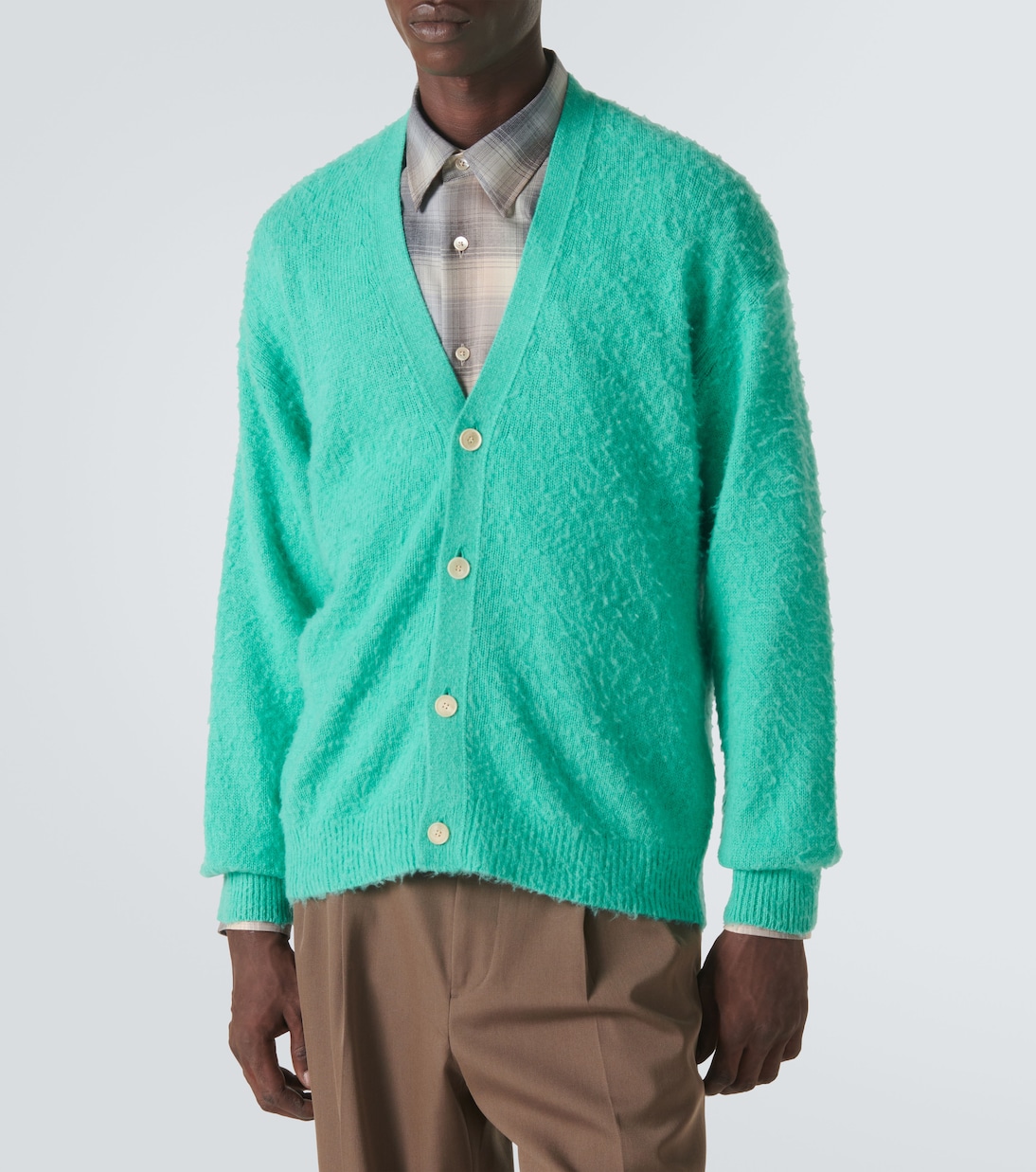 Cardigan aus Kaschmir, Wolle und Seide | Auralee