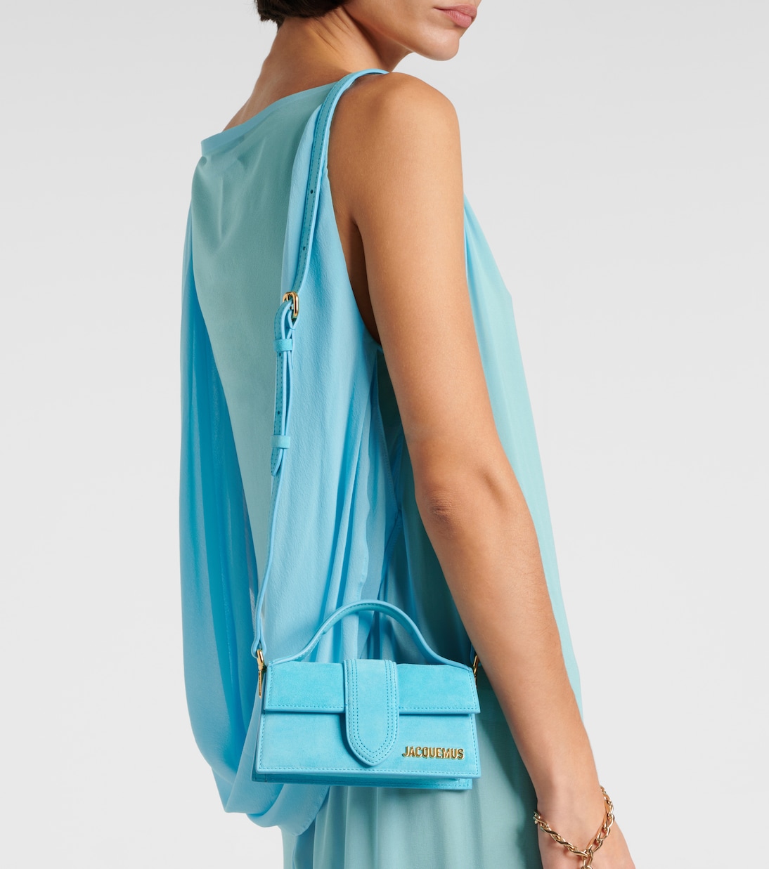 Le Bambino suede shoulder bag | Jacquemus
