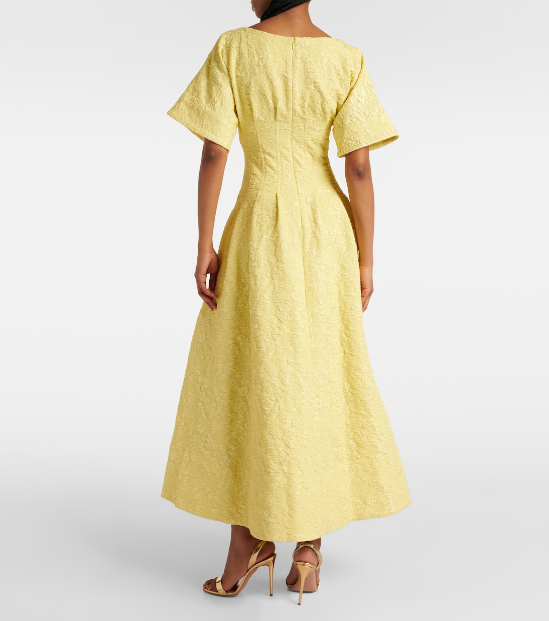 Rosalie jacquard midi dress | Simkhai