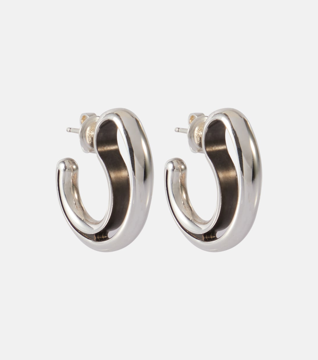 Orecchini Drop Large in argento sterling | Bottega Veneta