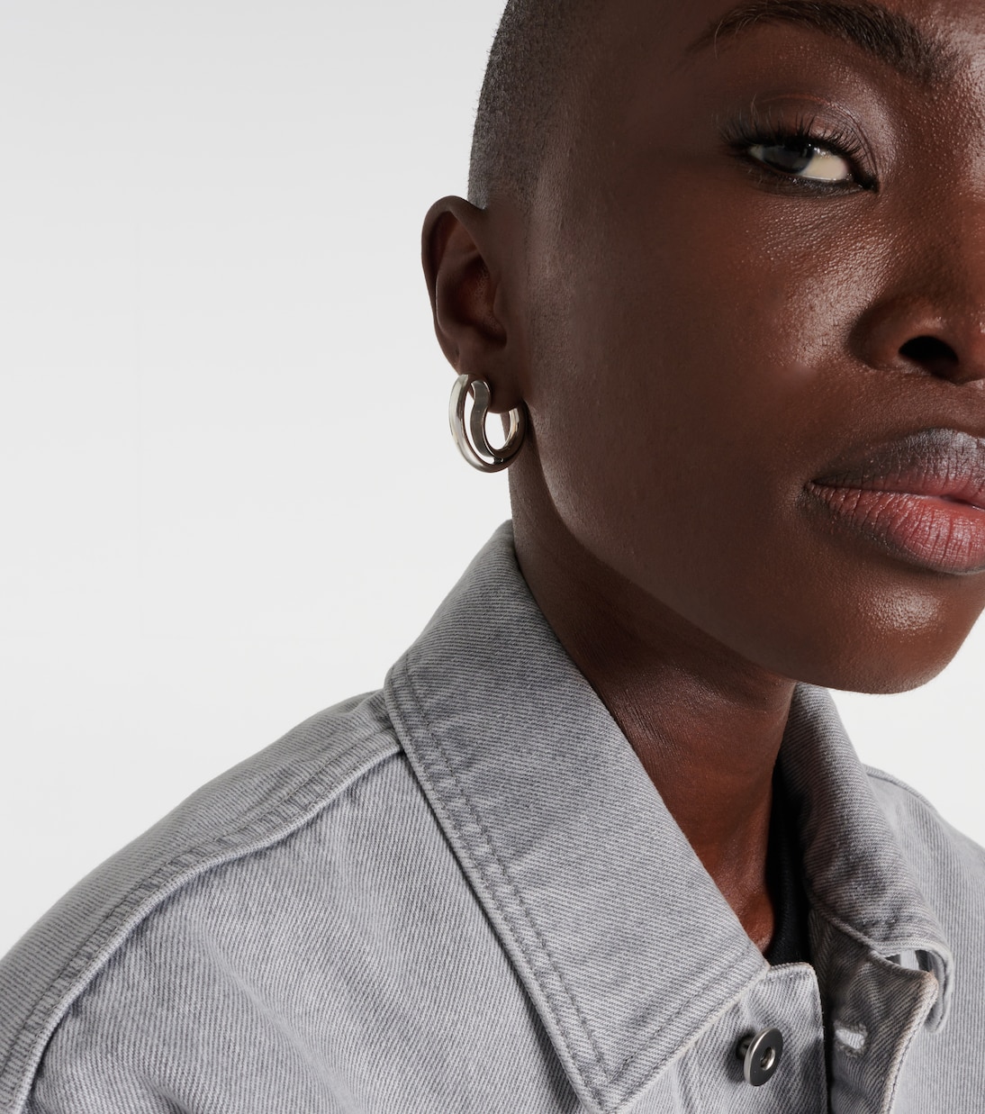 Orecchini Drop Large in argento sterling | Bottega Veneta