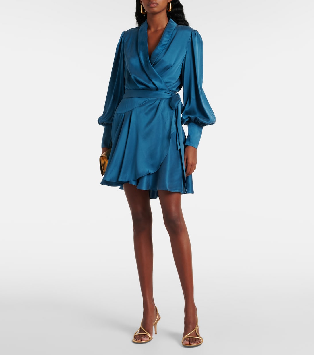 Silk wrap dress | Zimmermann