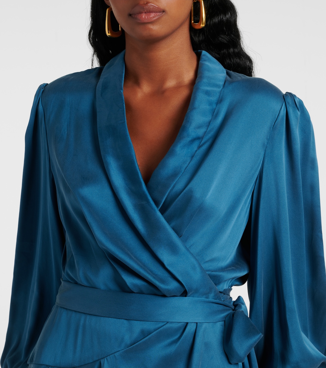Silk wrap dress | Zimmermann
