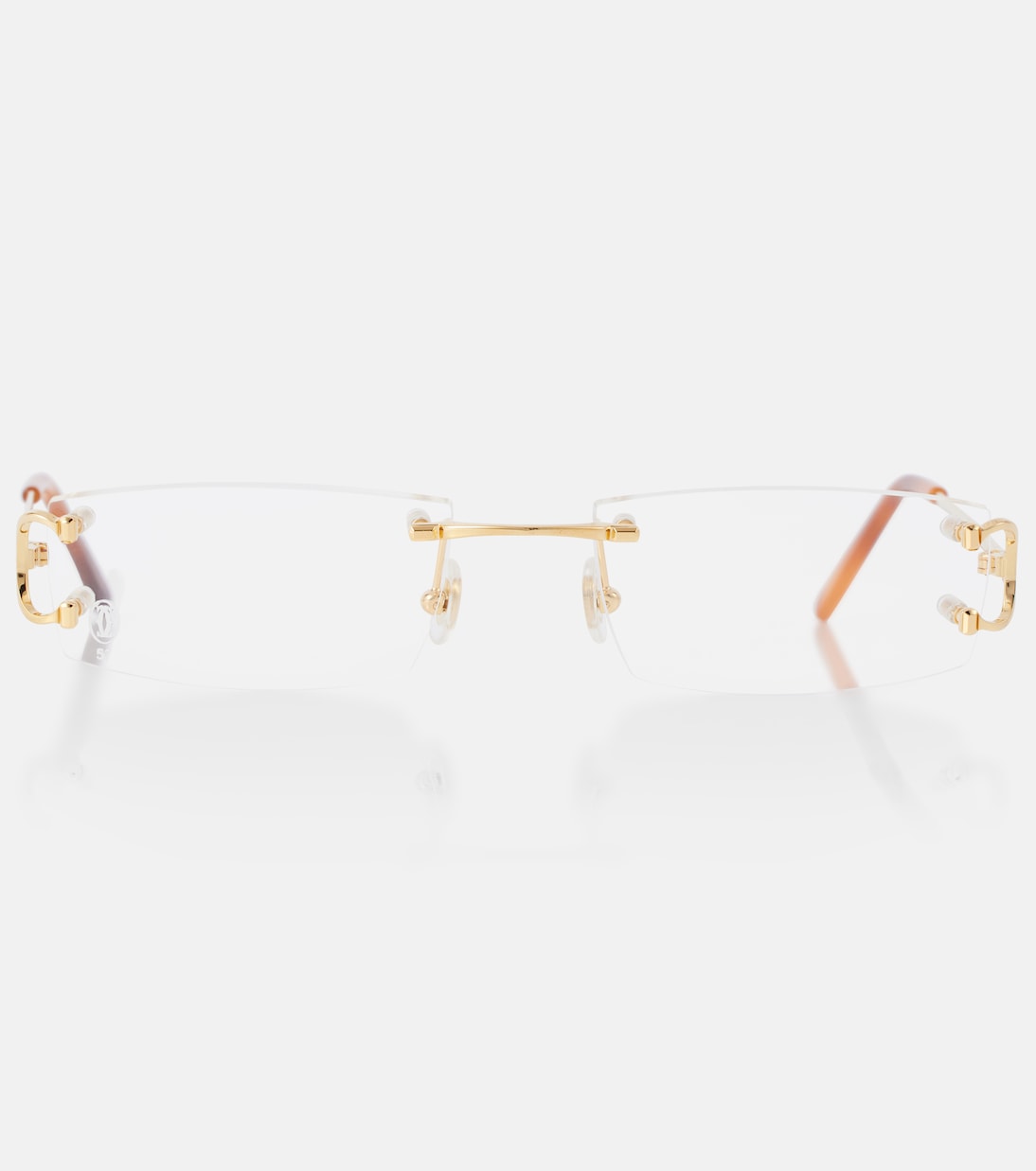 Occhiali Rettangolari Moderni della Collezione Cartier per Giovani Stilisti