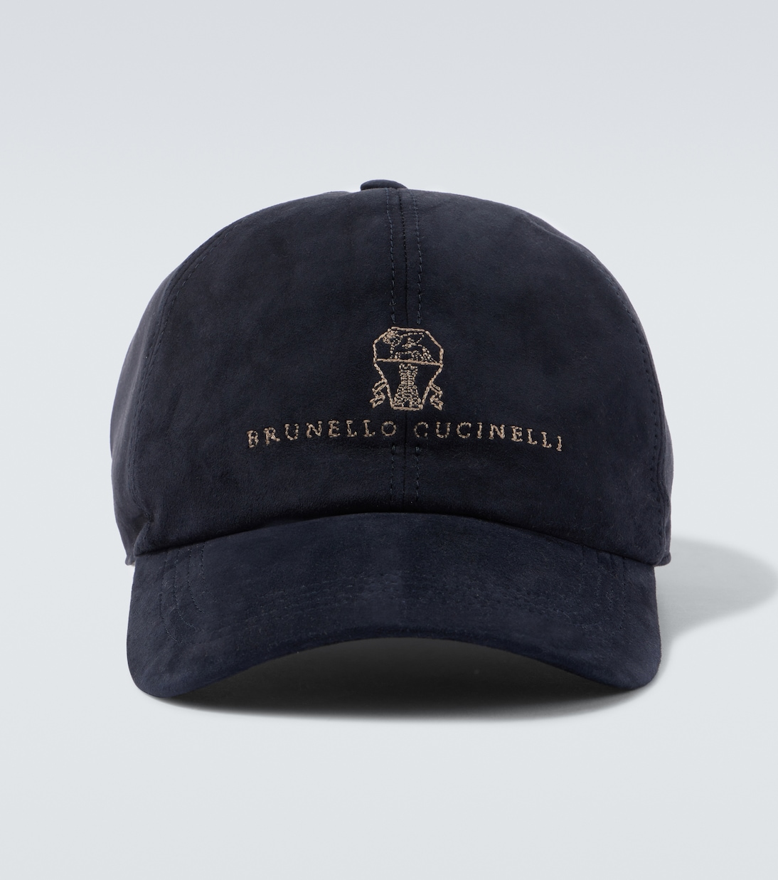 Casquette en daim à logo | Brunello Cucinelli