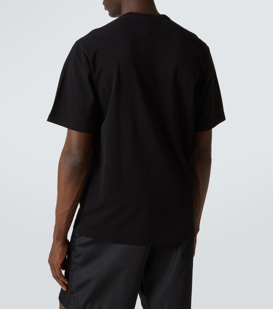 T-shirt in cotone piqué con logo | Dolce&Gabbana