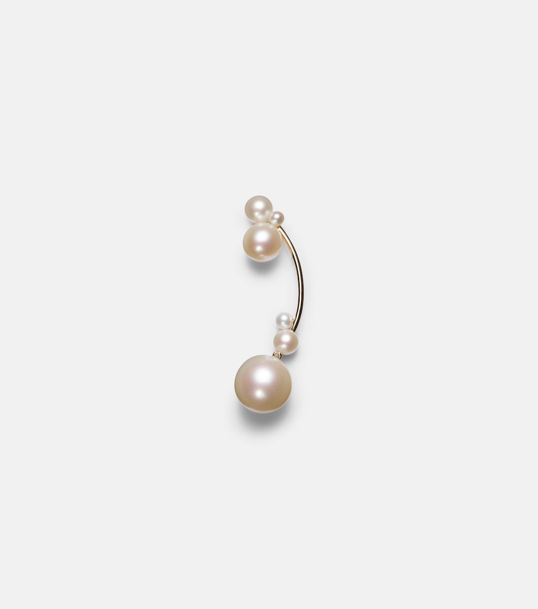 Boucles d'oreilles Grand Stella en or 14 ct et perles | Sophie Bille Brahe