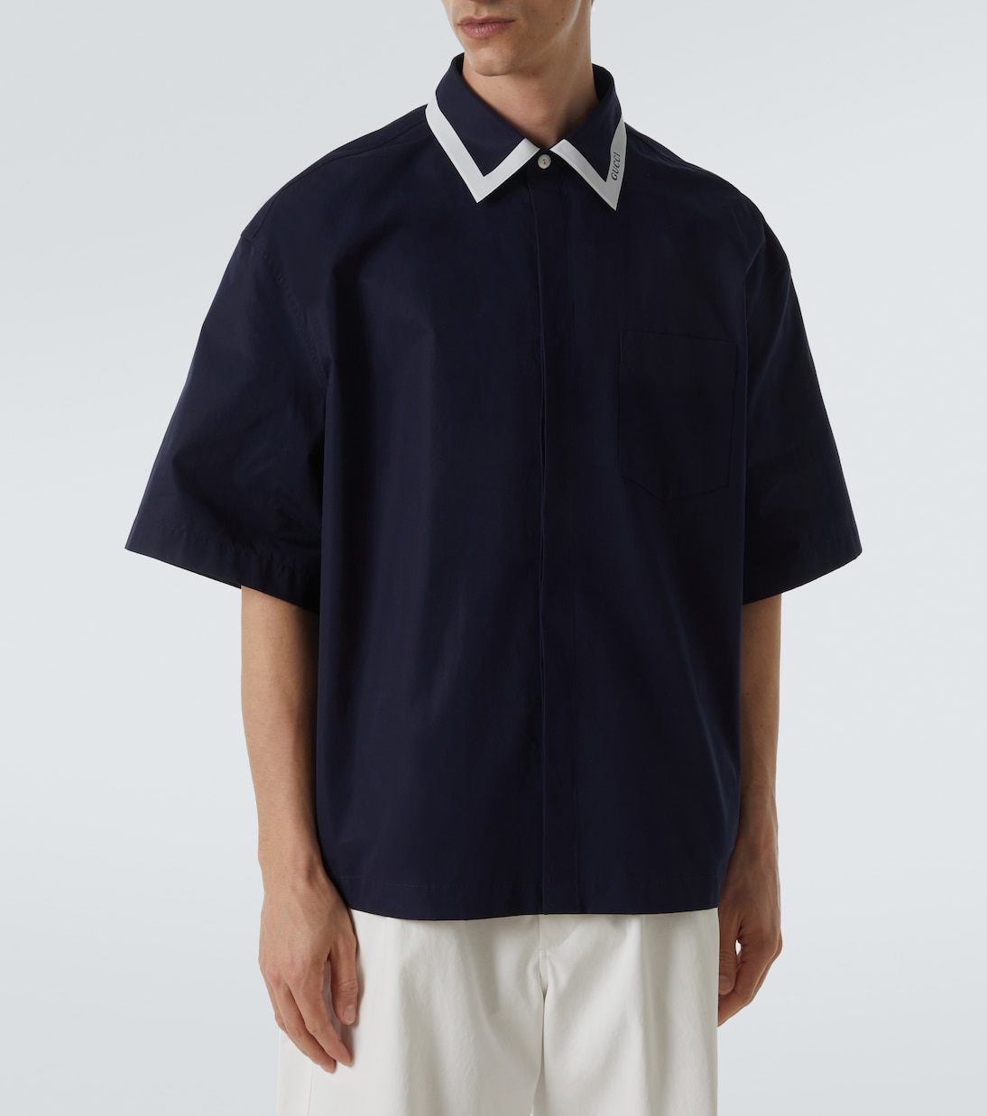 Camicia in popeline di cotone | Gucci