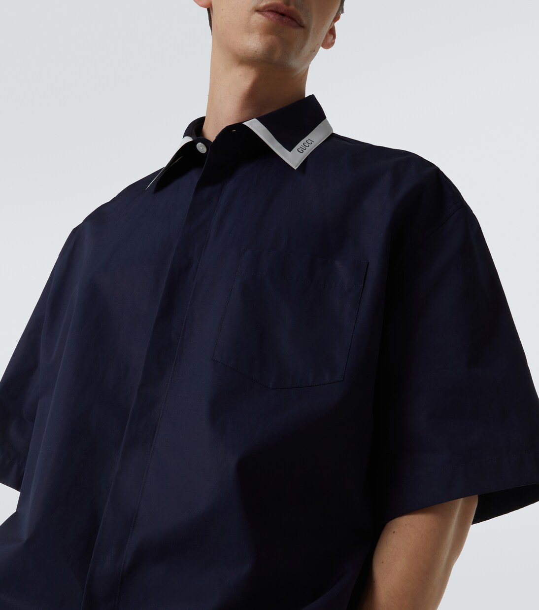 Camicia in popeline di cotone | Gucci