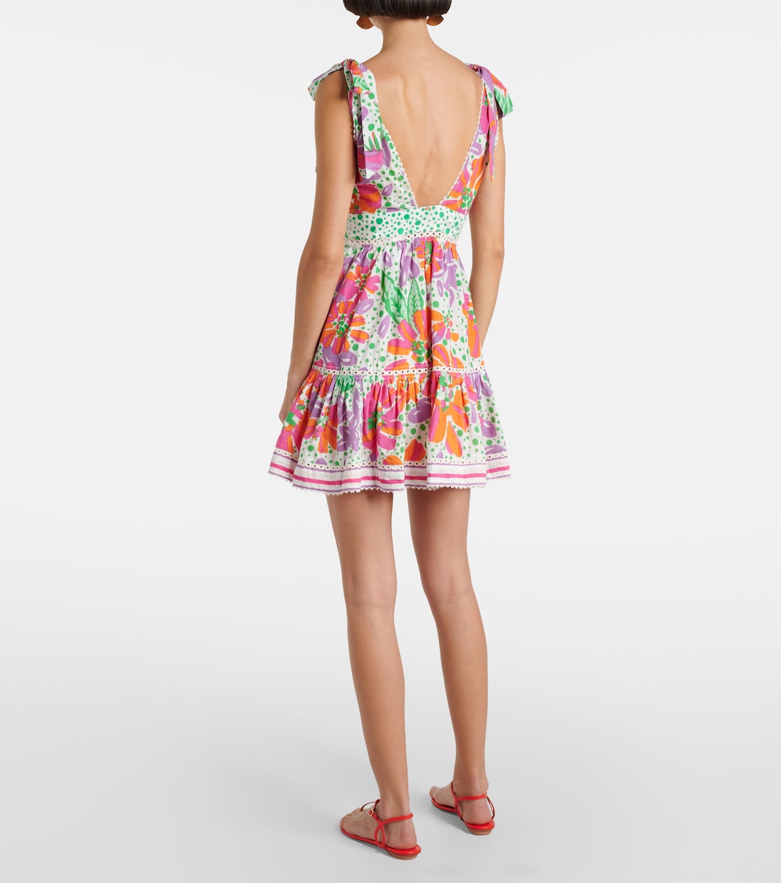 Cara printed cotton minidress | Poupette St Barth
