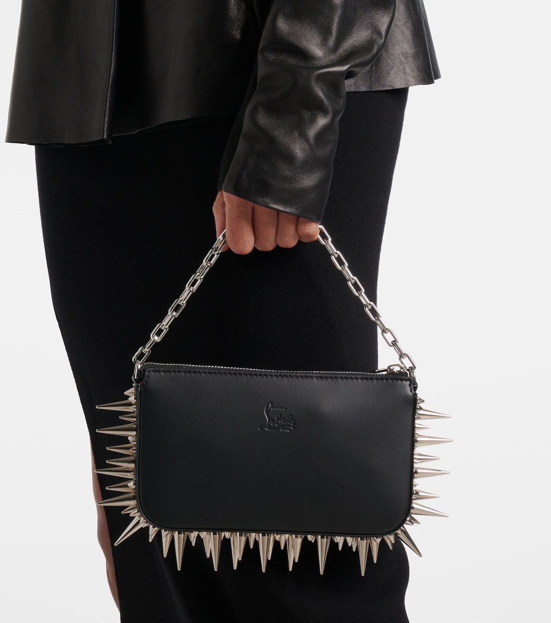 Borsa a spalla Loubila Mini in pelle | Christian Louboutin