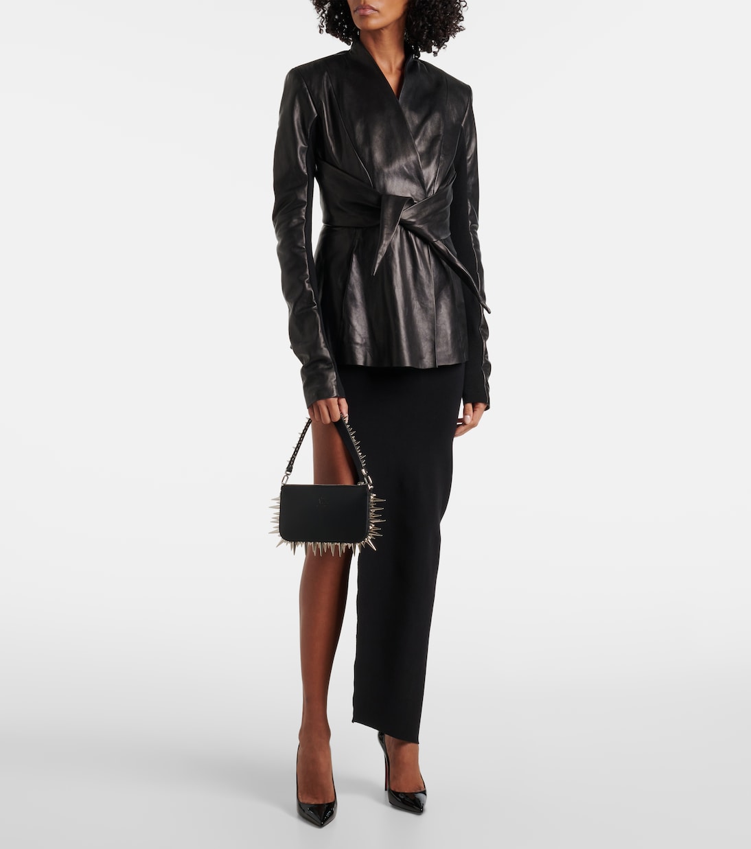 Borsa a spalla Loubila Mini in pelle | Christian Louboutin