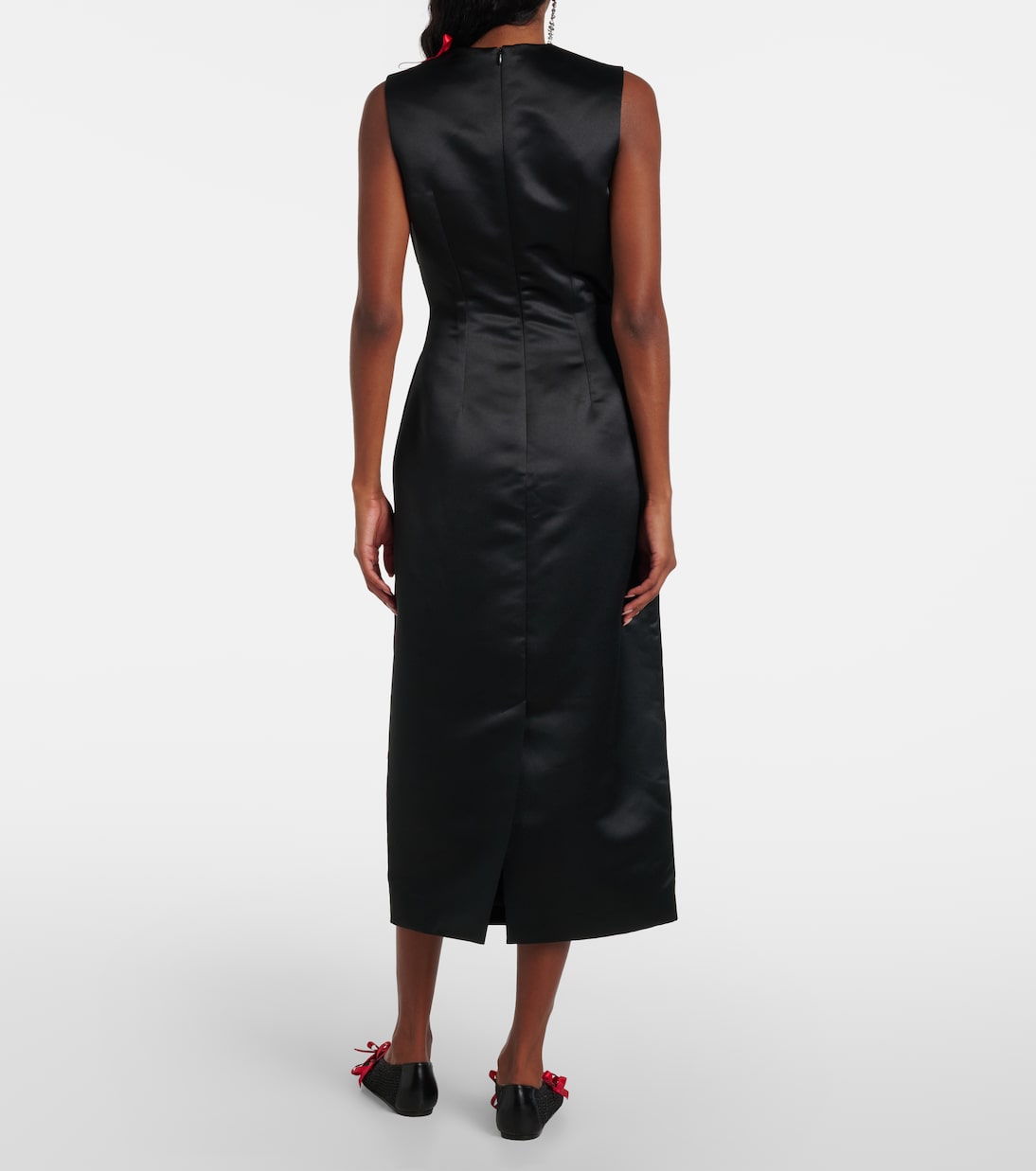 Abito midi in raso | Simone Rocha
