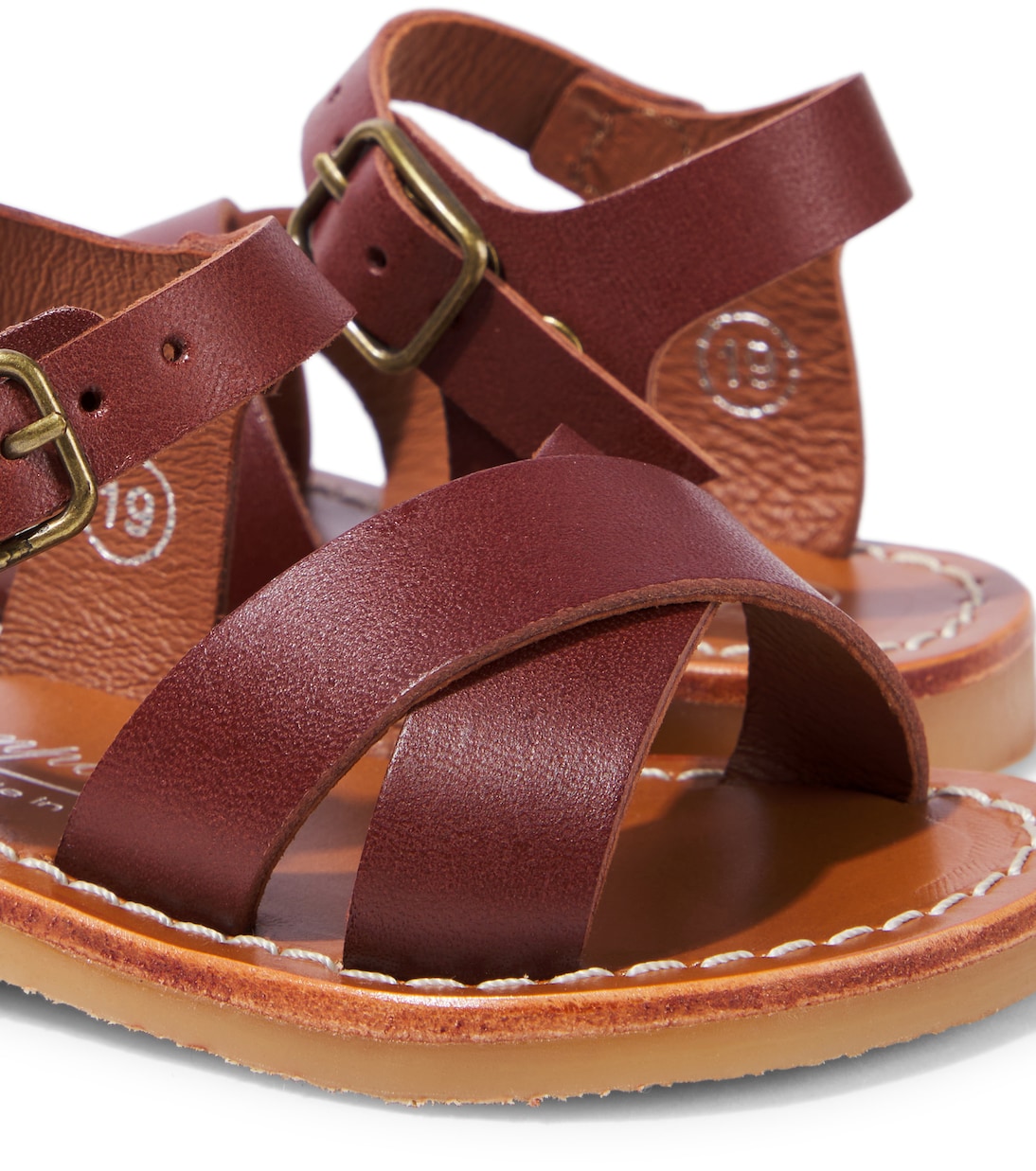 Leather sandals | Bonpoint