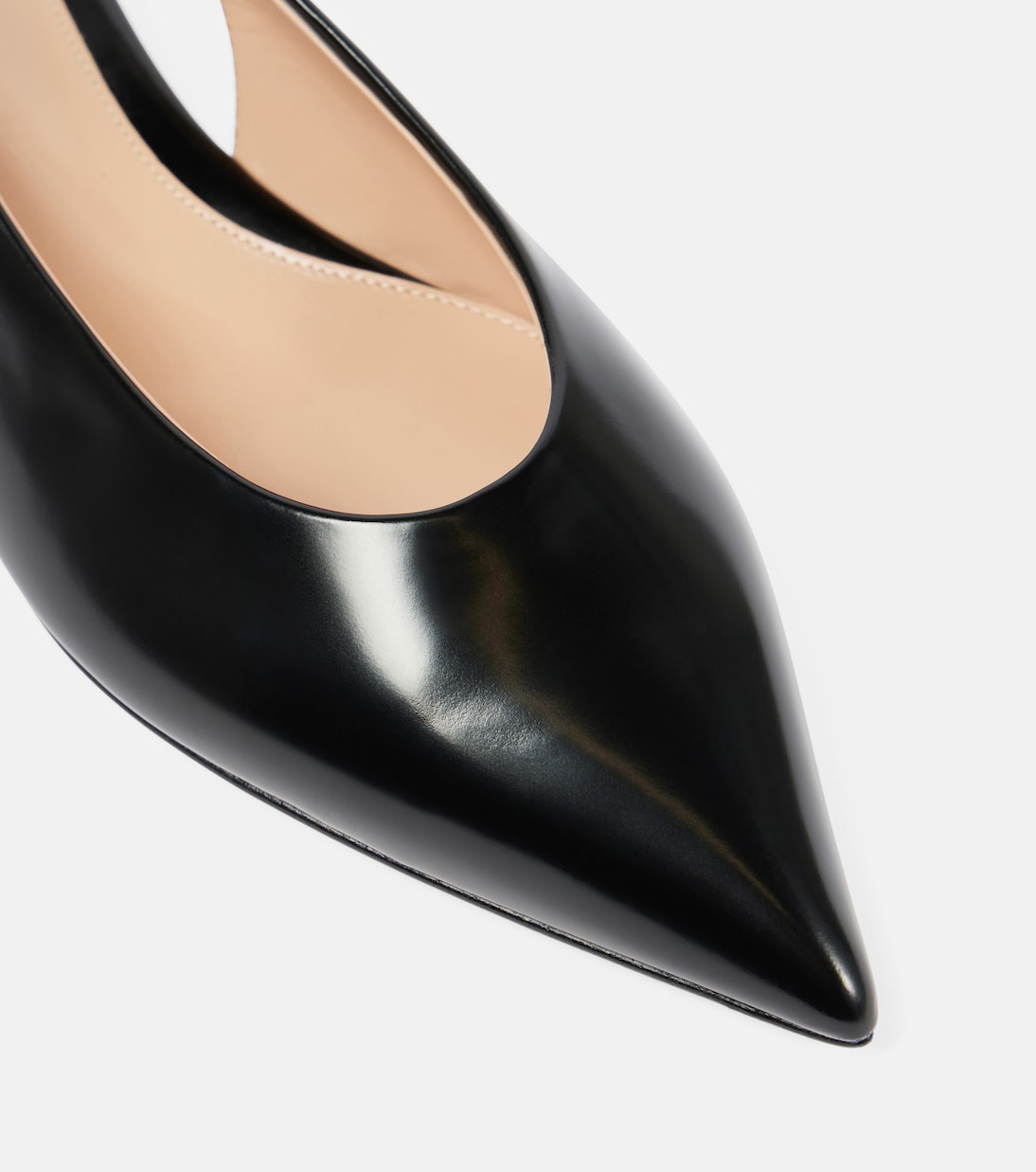 Robbie Sling 05 leather slingback flats | Gianvito Rossi