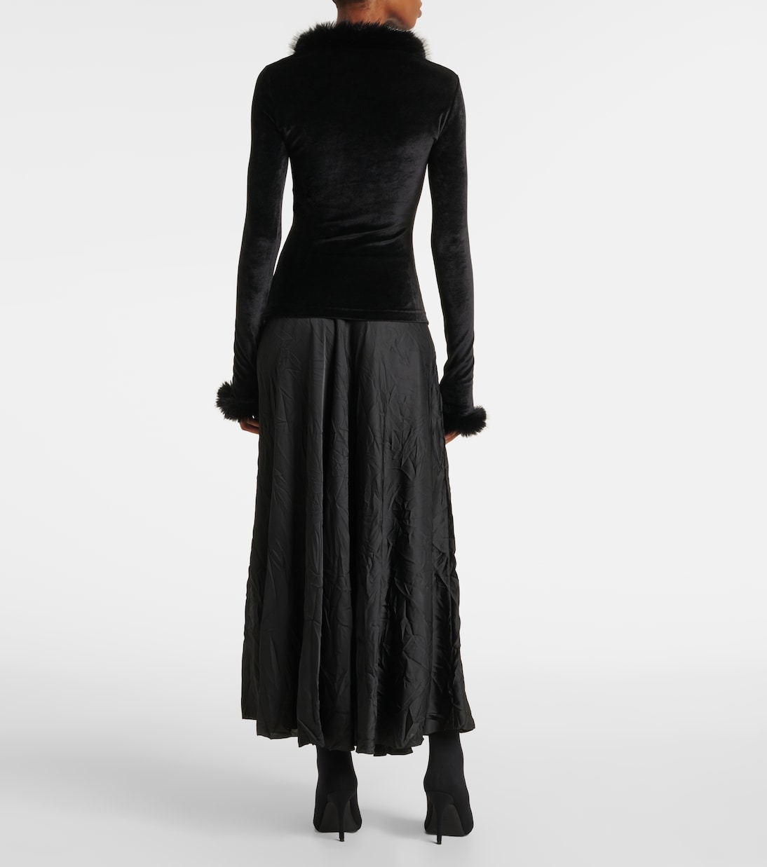 Top mit Faux Fur | Balenciaga