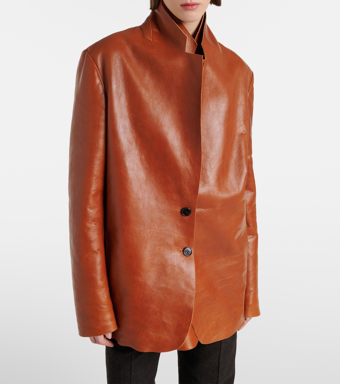 Blazer Lysandre aus Leder | The Row