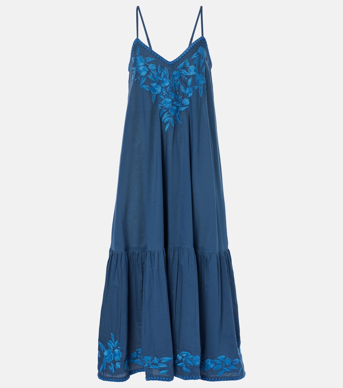 Abito midi in chambray di cotone | Juliet Dunn