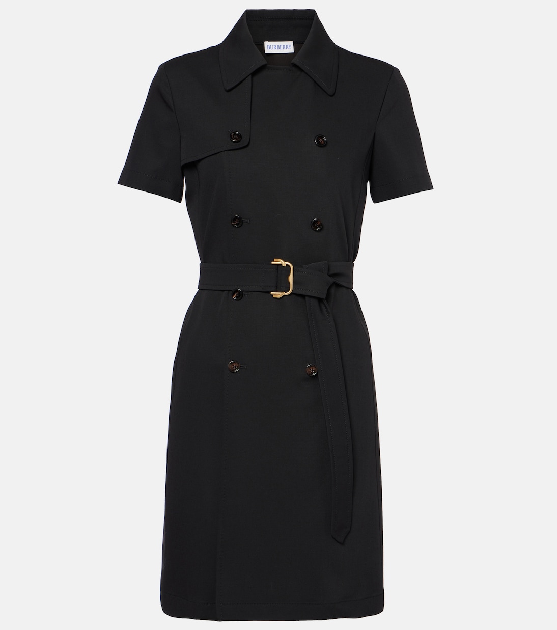 Hemdblusenkleid aus Woll-Twill | Burberry