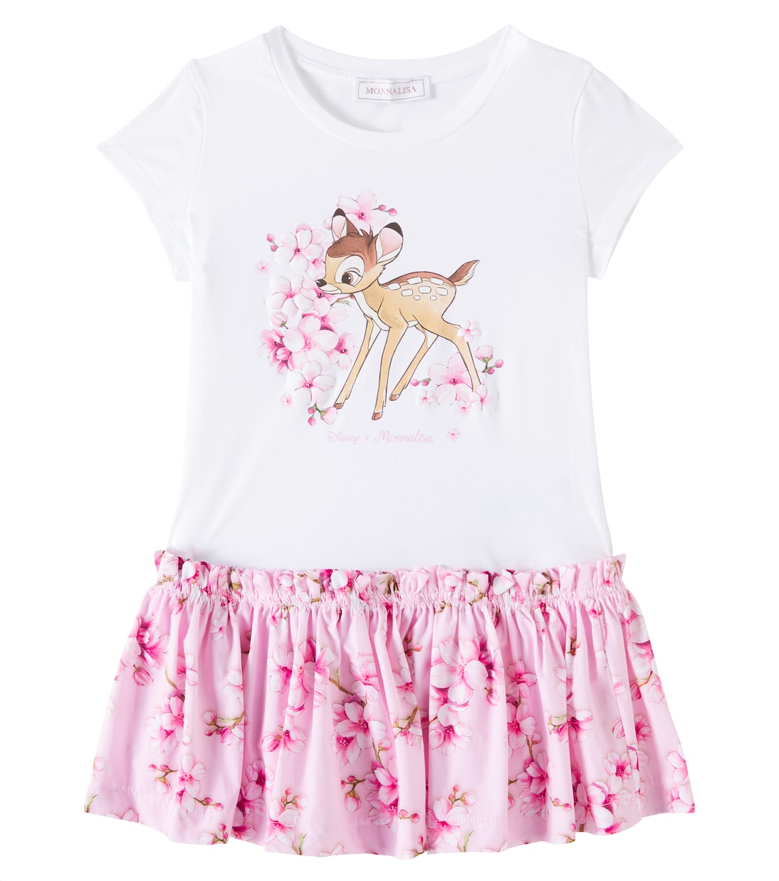 X Disney® Kleid aus einem Baumwollgemisch | Monnalisa