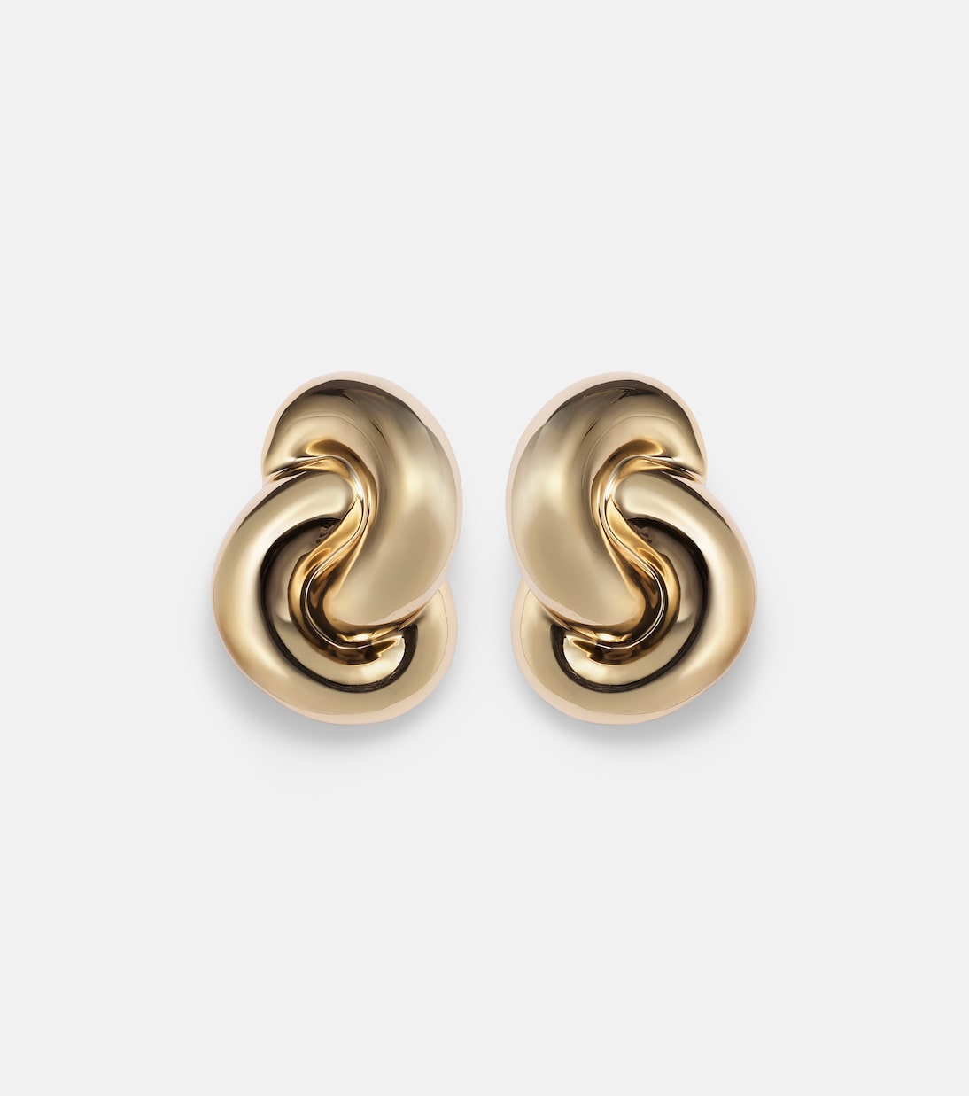 Boucles d'oreilles clip Knot en or 10 ct  | Jennifer Fisher