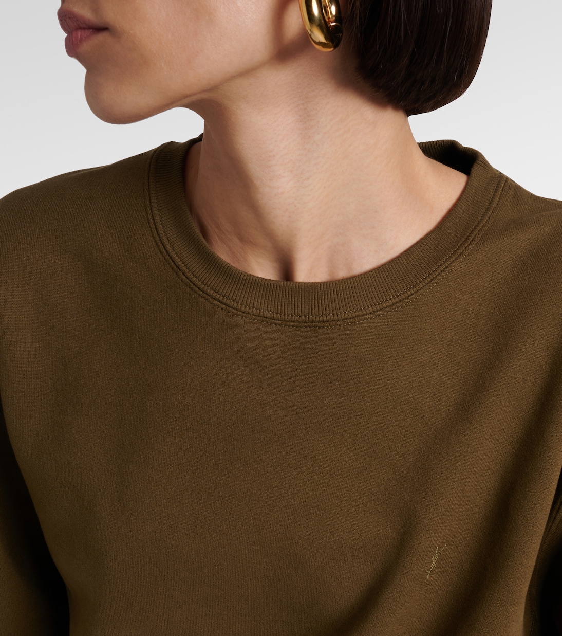 Felpa Cassandre in cotone | Saint Laurent