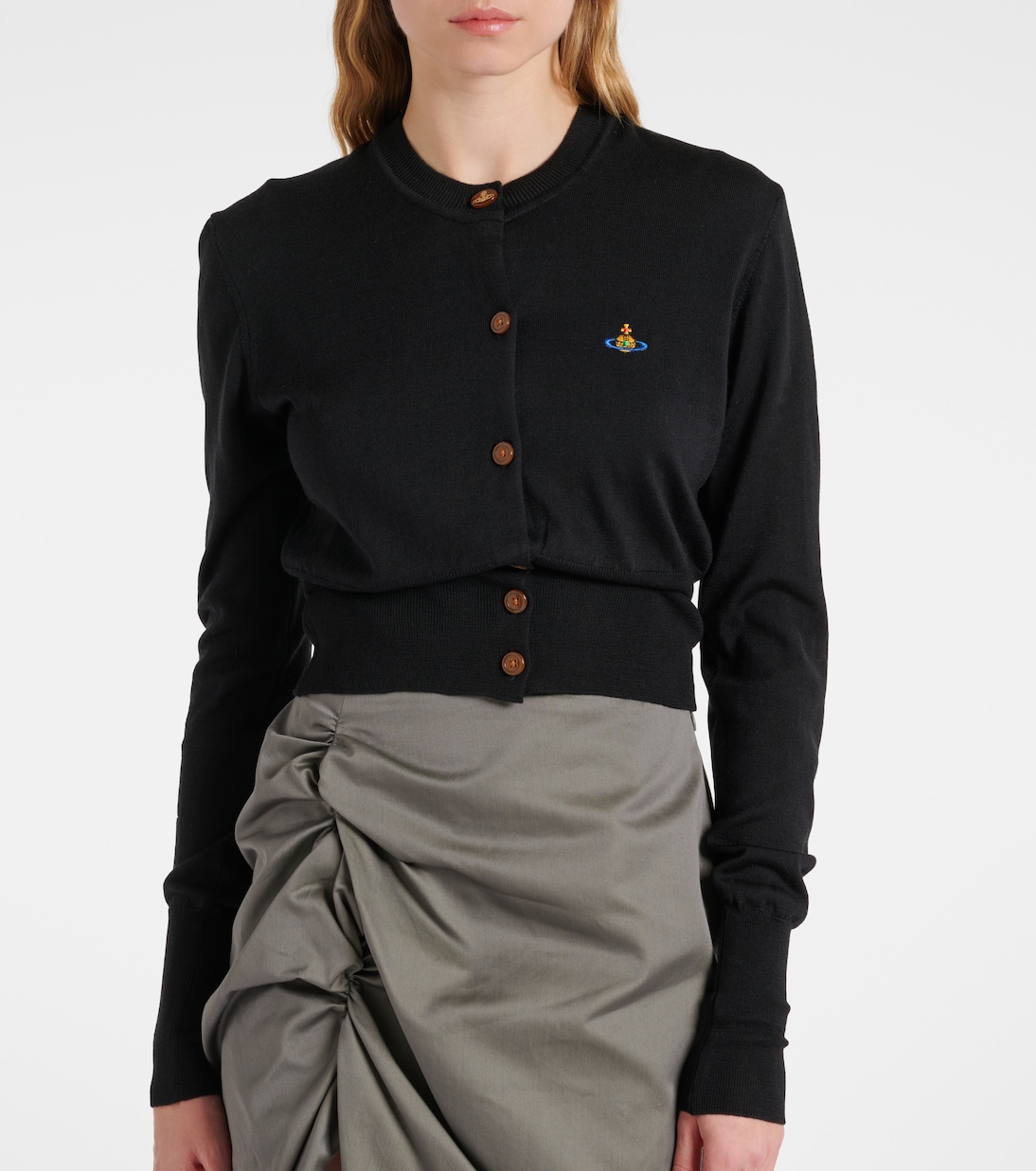 Cropped-Cardigan Bea aus Wolle und Seide | Vivienne Westwood