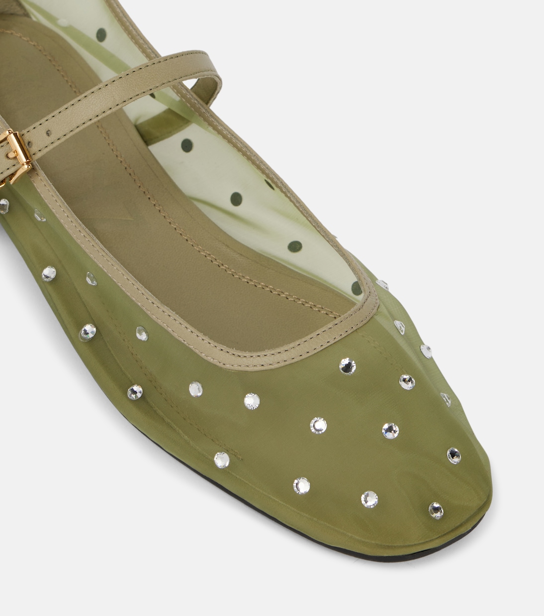 Mylena embellished Mary Jane flats | Souliers Martinez