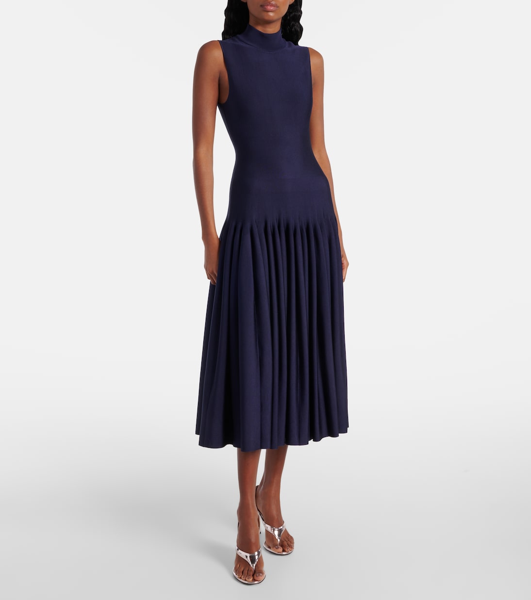 Robe midi Godet | Alaïa