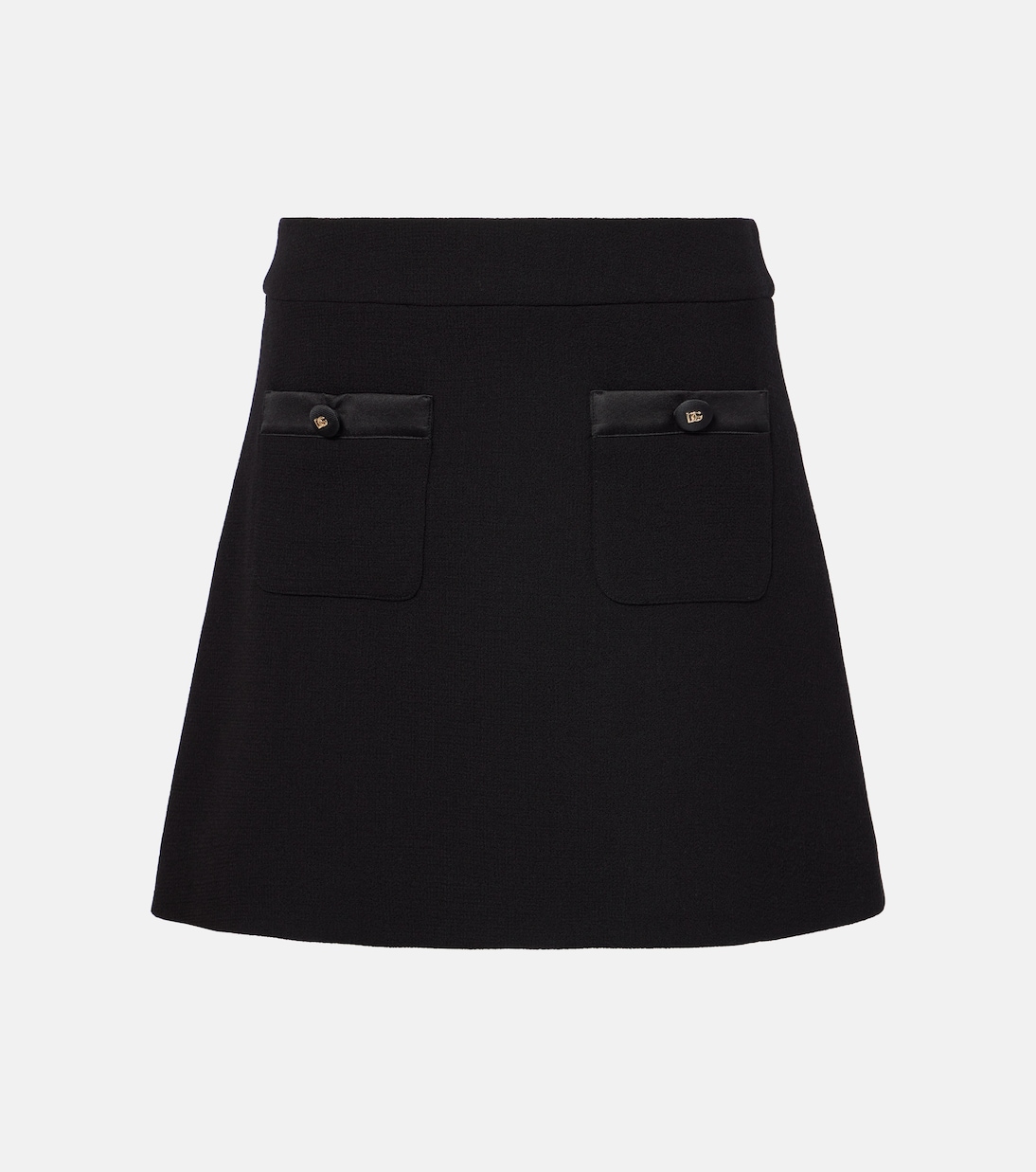 Minirock aus Wolle und Seide | Dolce&Gabbana