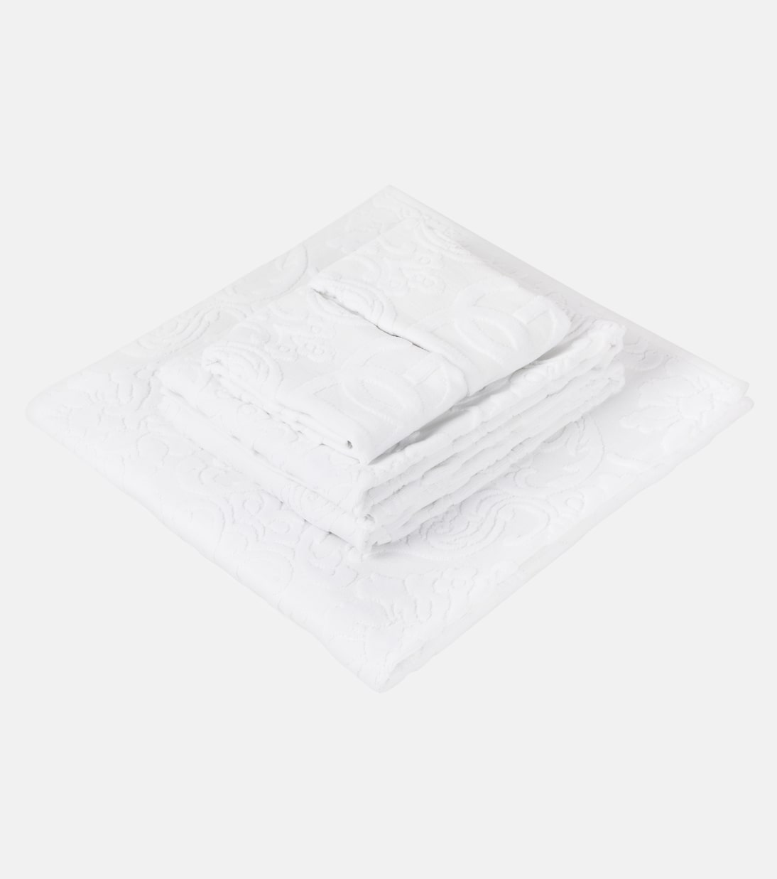 Set de 5 serviettes en jacquard de coton | Dolce&Gabbana Casa