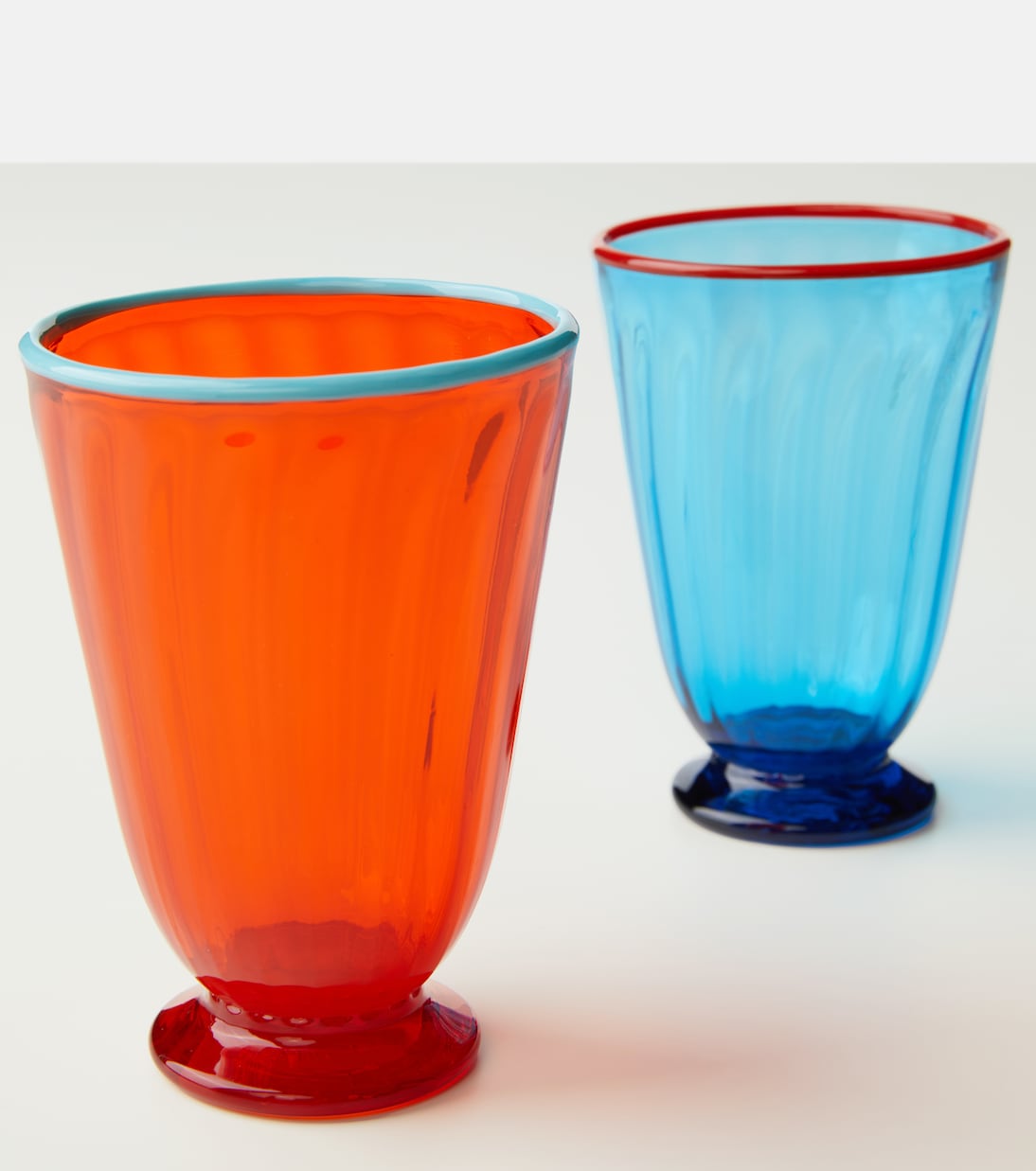 Rainbow set of 8 glasses | La DoubleJ
