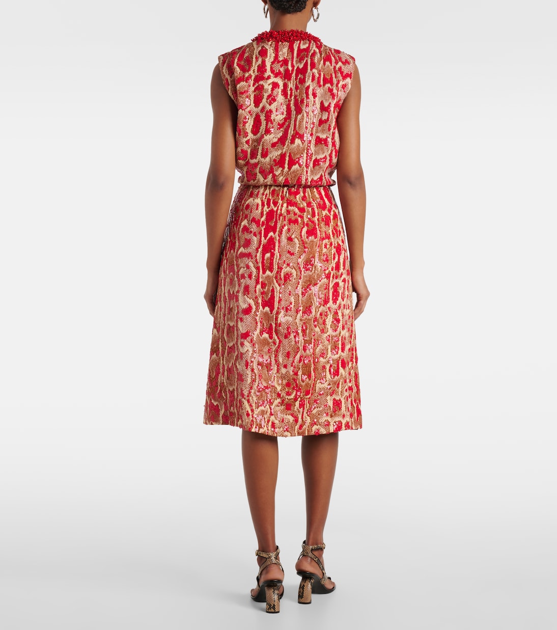 Falda midi Shera adornada | Dries Van Noten