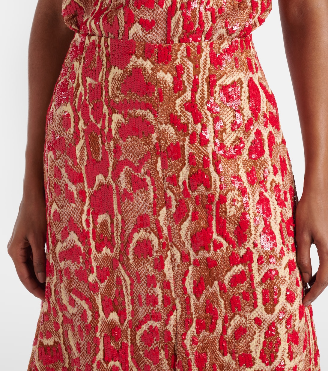 Falda midi Shera adornada | Dries Van Noten
