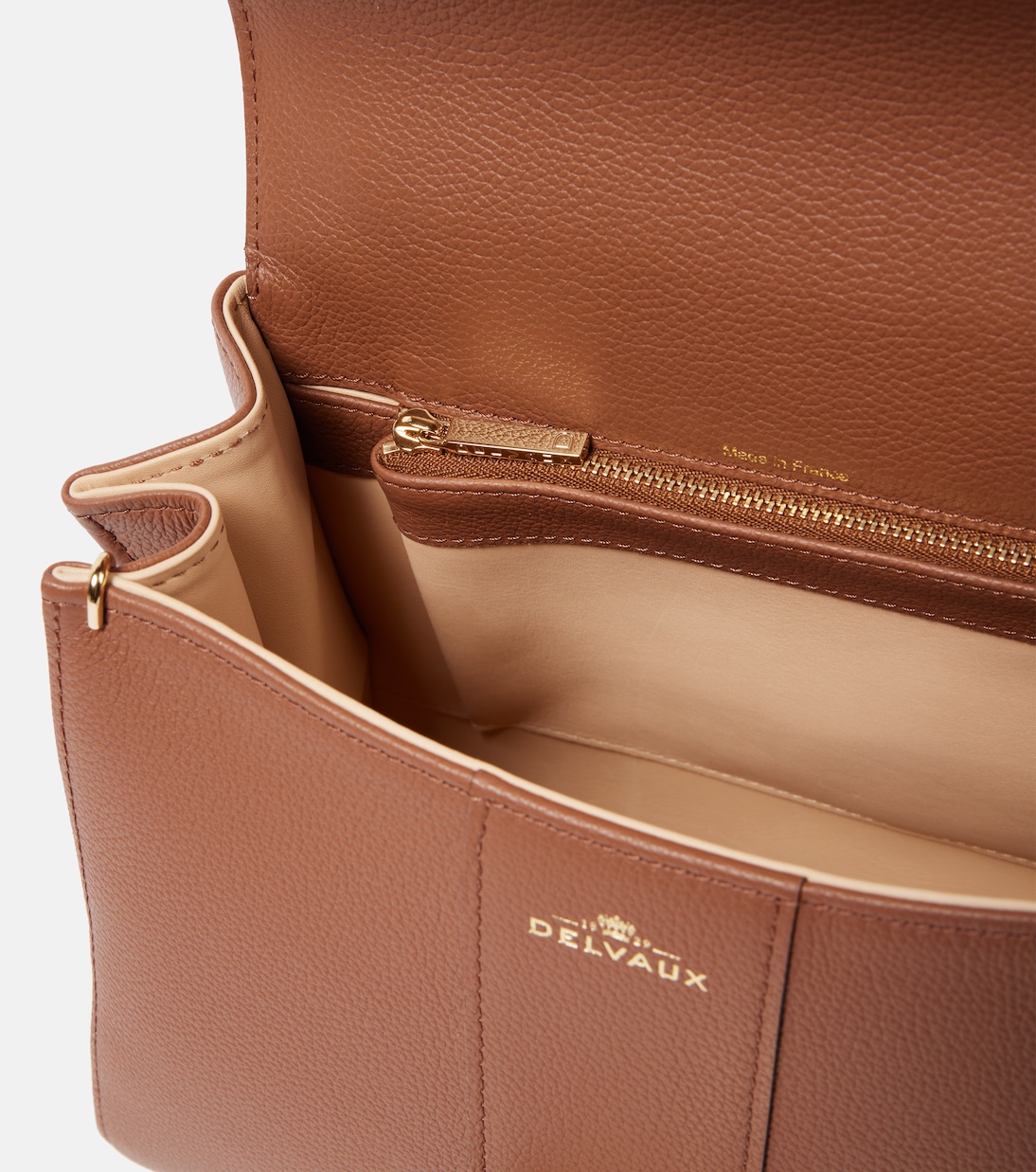 Brillant PM leather tote bag | Delvaux