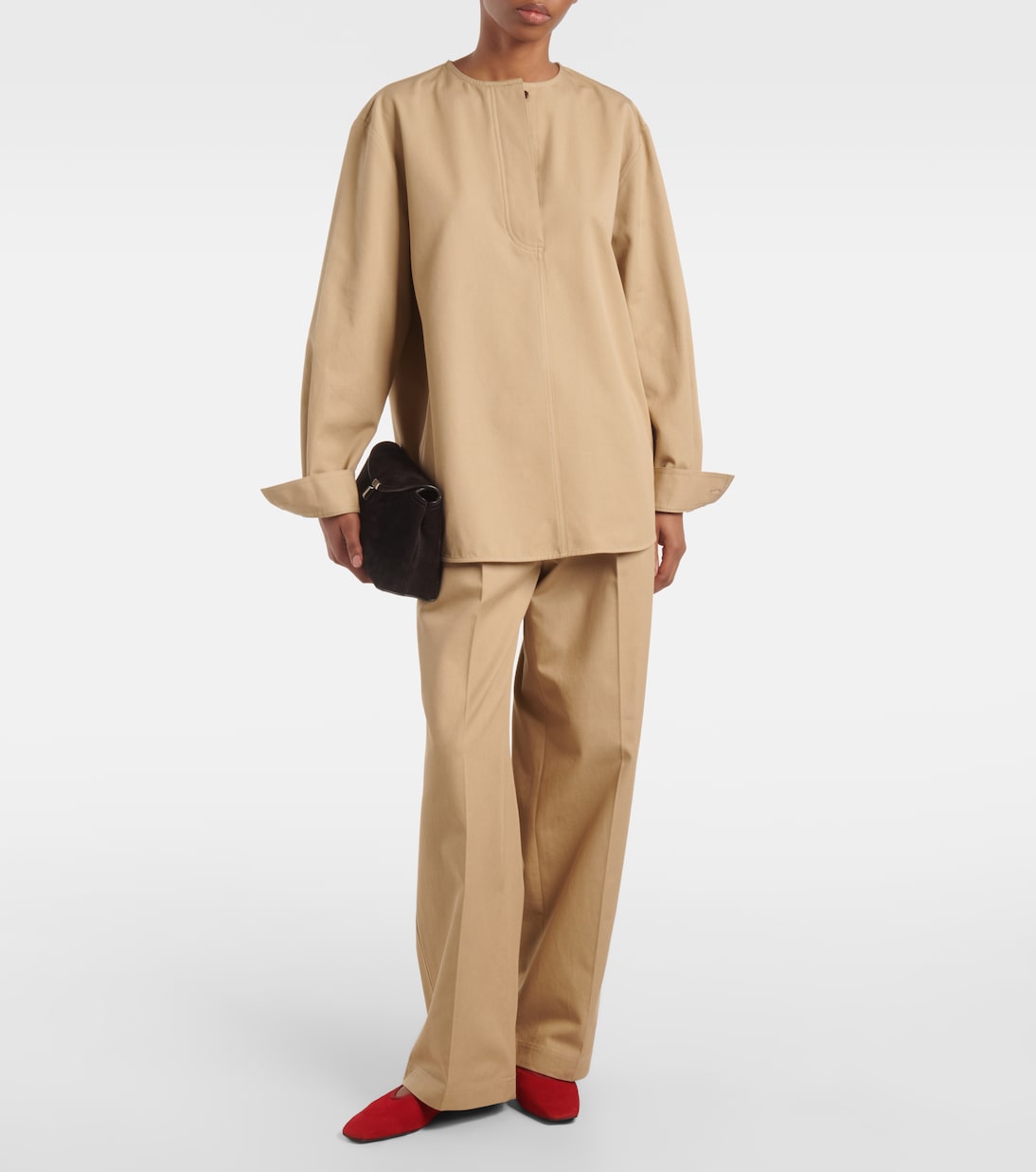 Blusa in twill di cotone | Toteme