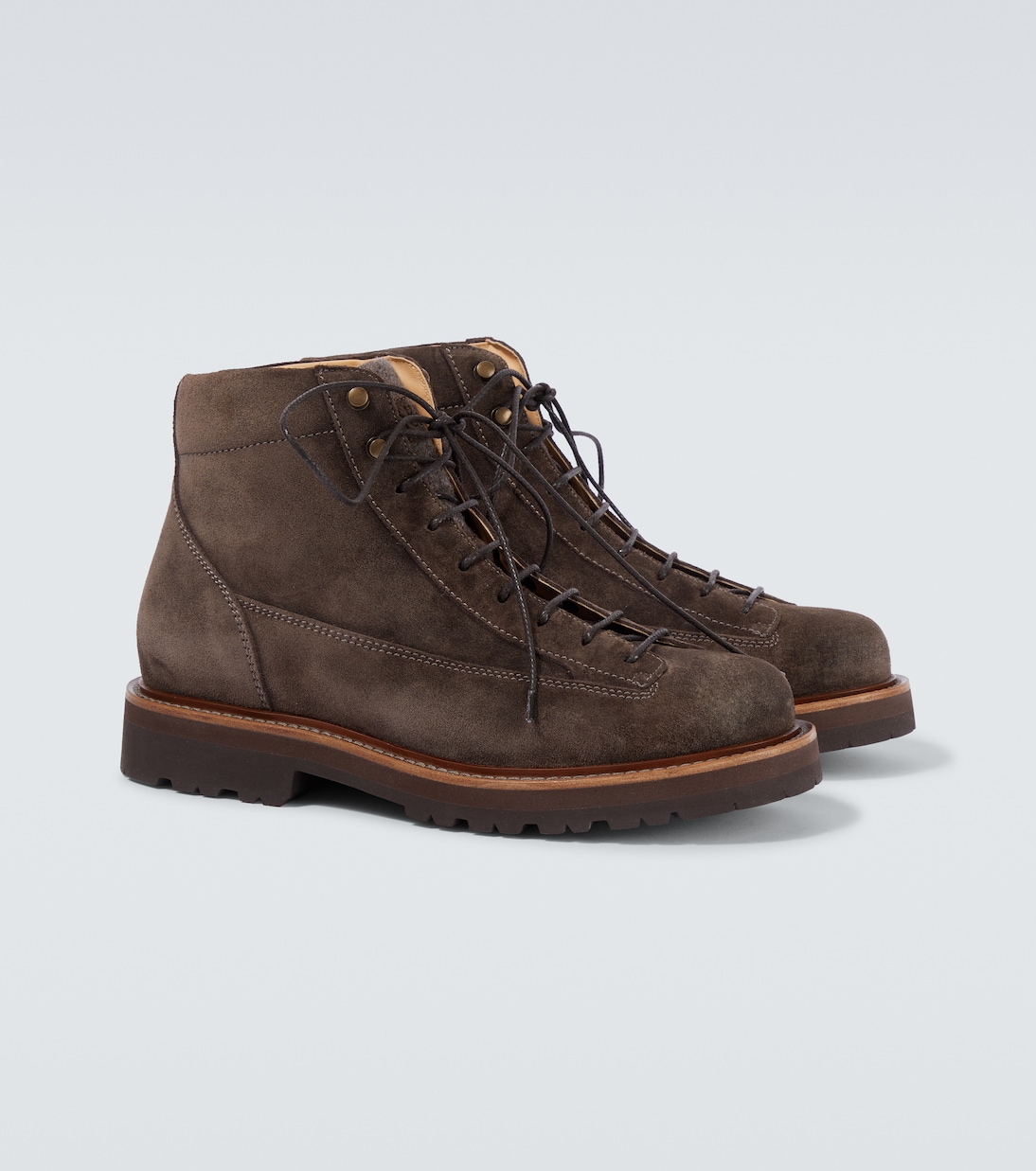 Suede ankle boots | Brunello Cucinelli