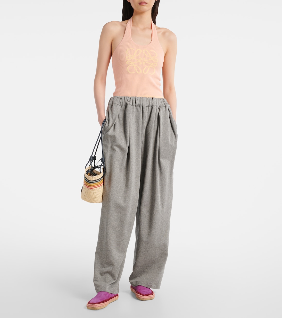 Paula's Ibiza - Slip-on Rio in suede | Loewe