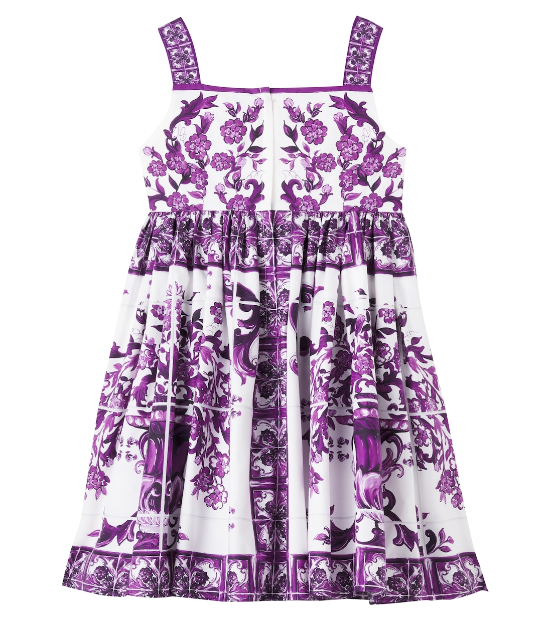 Kleid Majolica aus Baumwolle | Dolce&Gabbana Kids