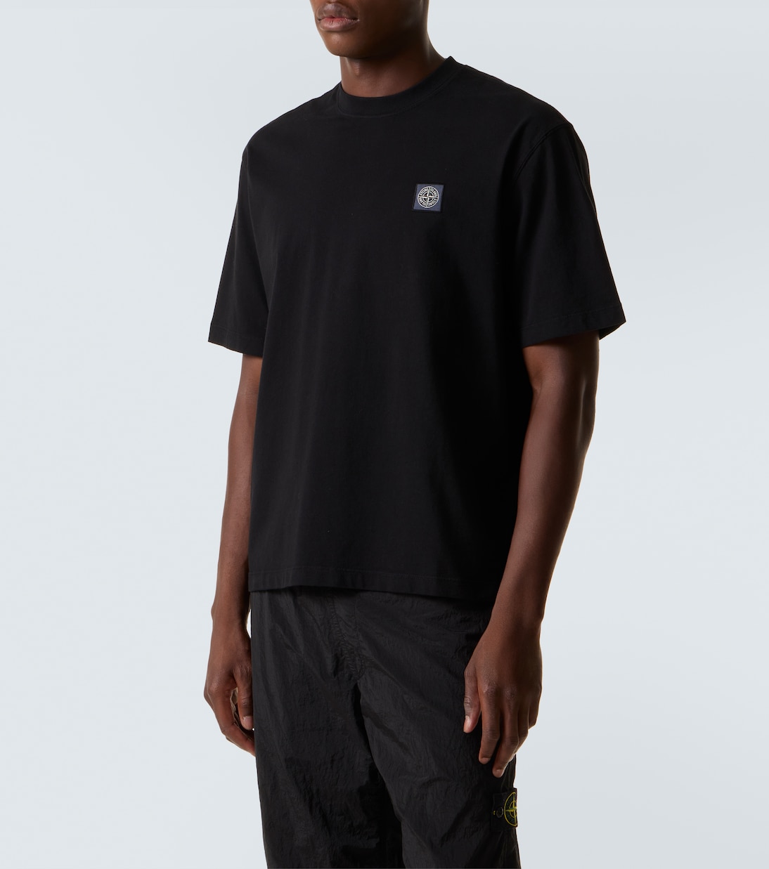 T-shirt brodé en coton | Stone Island